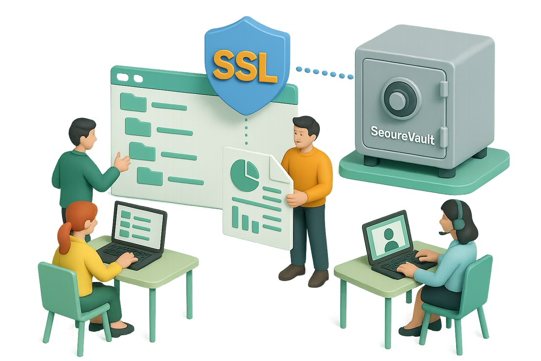 Windows 탐색기로<br> 대기업 수준의<br>보안을 누리세요.